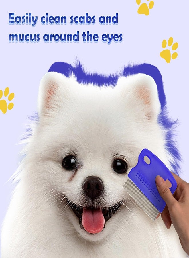 CAPHONT Flea Comb for Cats Dogs, 6 Pack Pet Lice Comb Set Pet Grooming Pets for Small, Medium & Large Pets (Blue) - Image 3